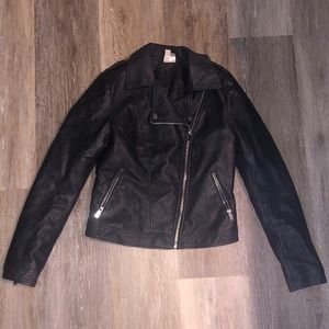 *Mint Condition* Graphite Leather Jacket!
